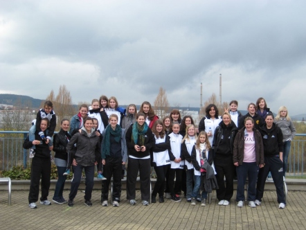 Gruppenforto der U13-2 auf ihrer Abschlussfahrt gemeinsam mit Phoenix Hagen Ladies